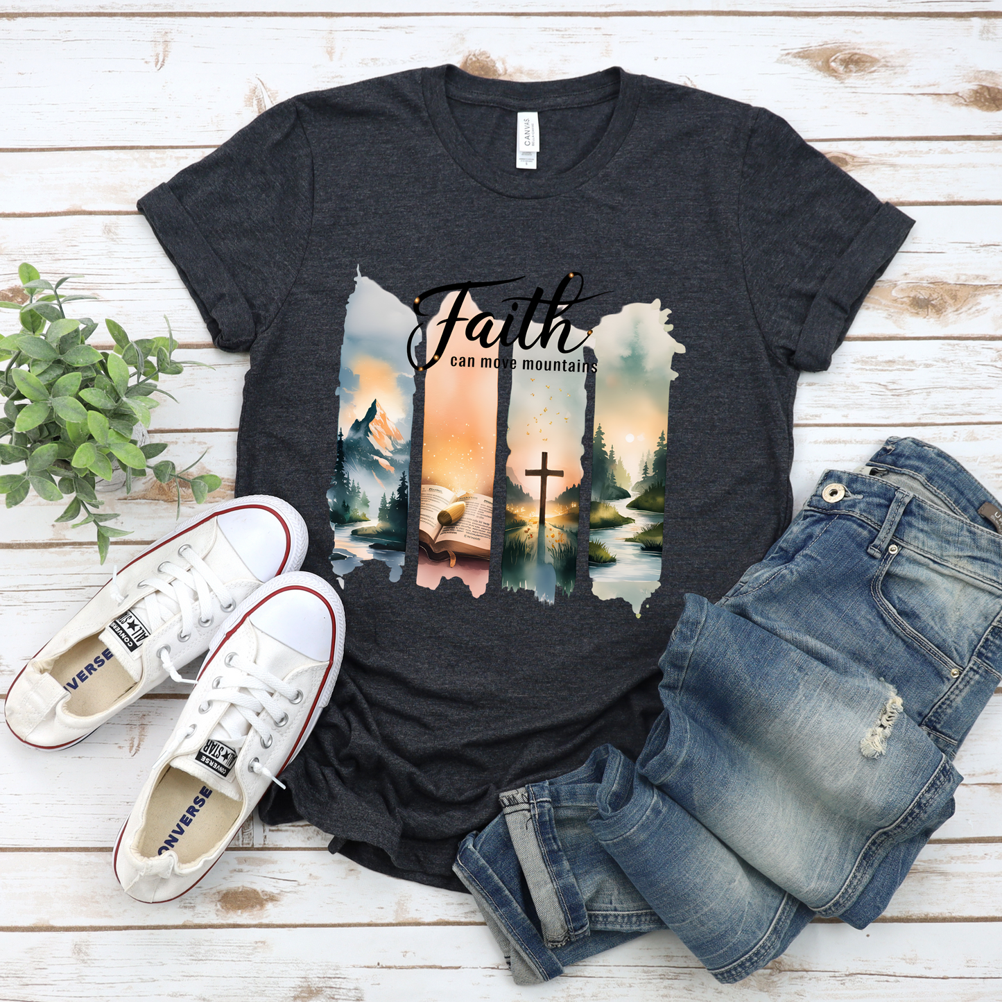 Faith Can Move Mountains Tee