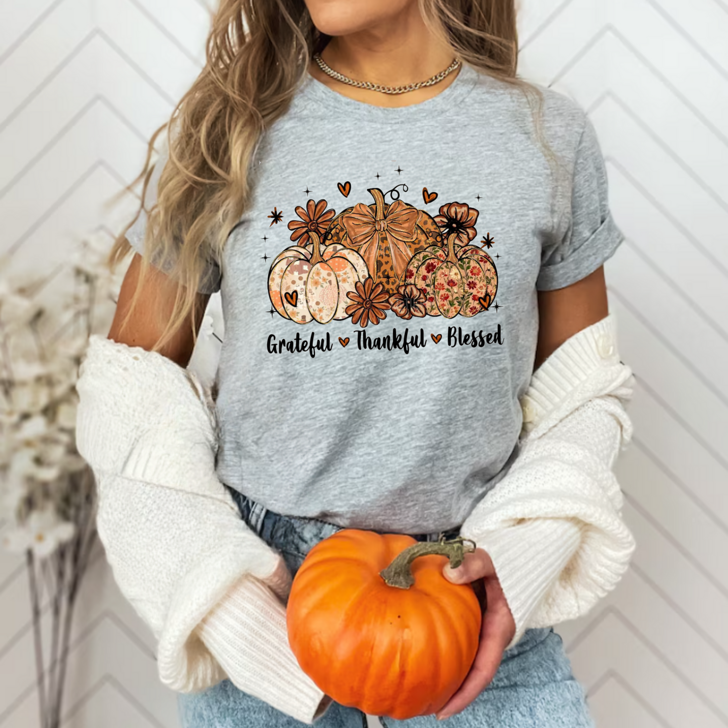 Grateful Thankful Blessed T-Shirt