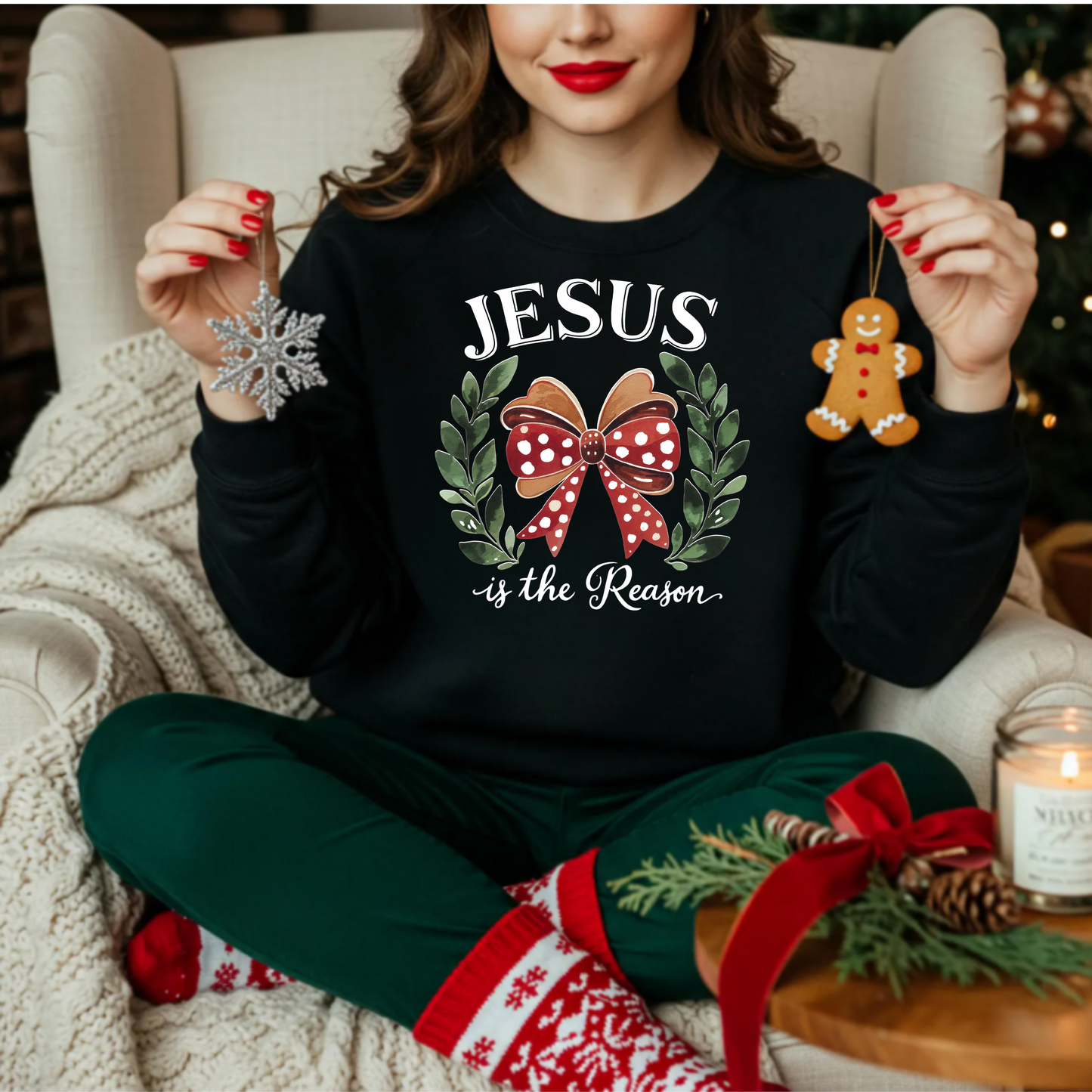 Religious Sweatshirt - Jesus is the Reason