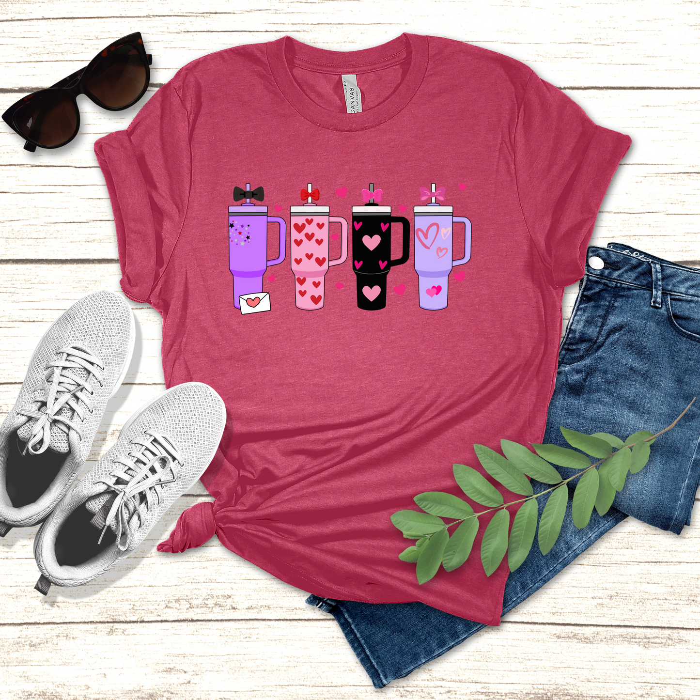 Valentine's Day Stanley tumbler Tee
