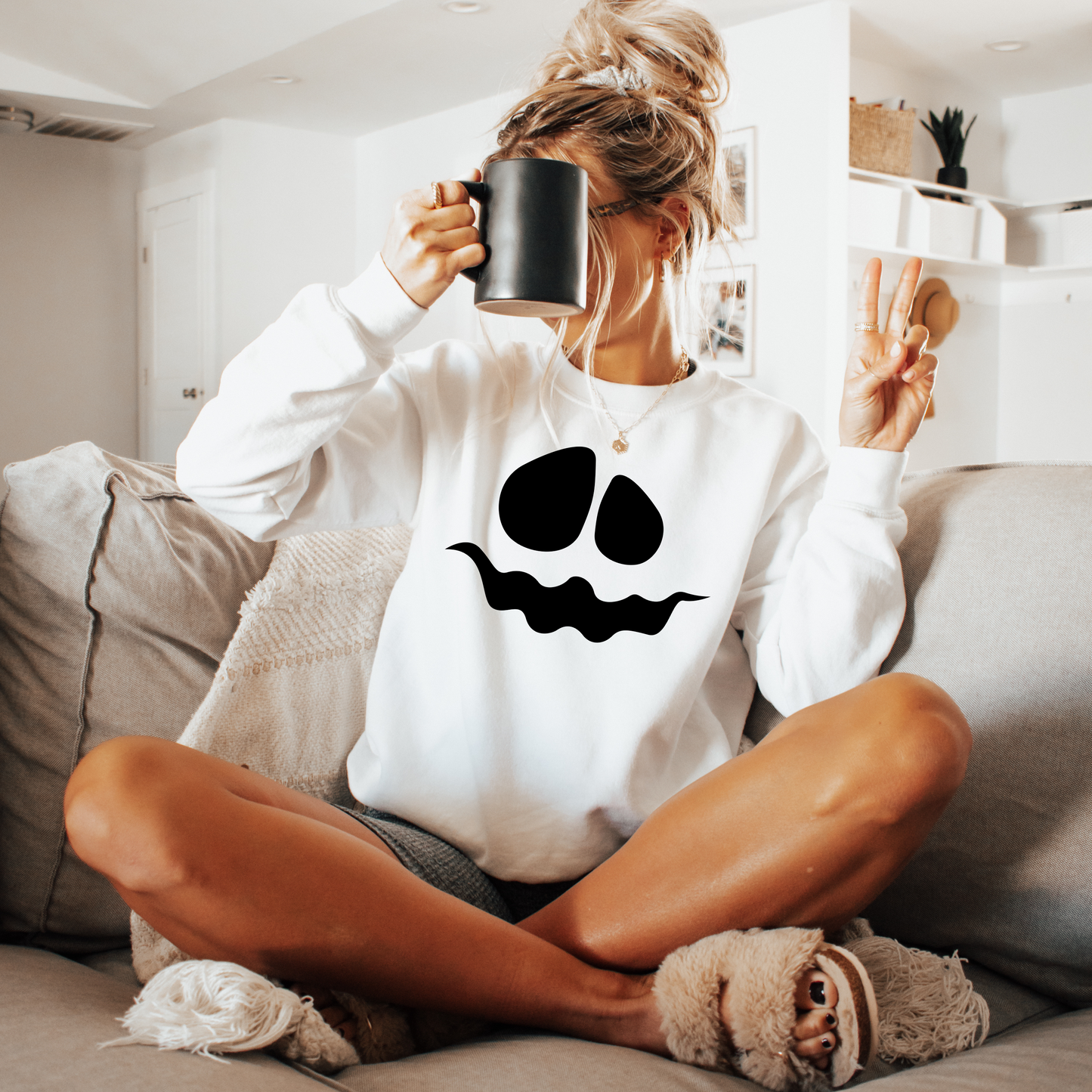 Pumpkin Face Sweatshirt