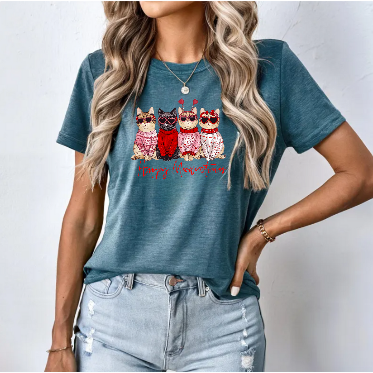 Happy Meowentines T-shirt