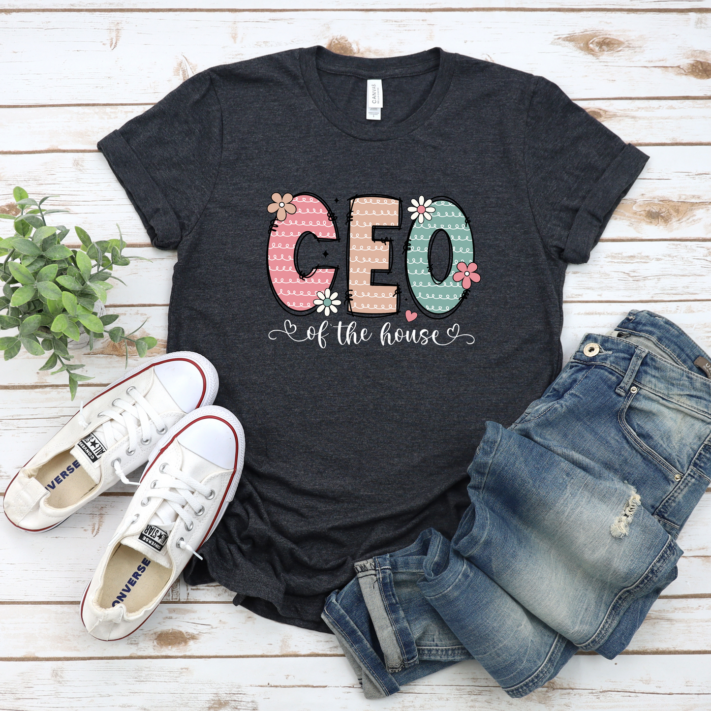 Short Sleeve Tee - 'CEO of the house' Shirt