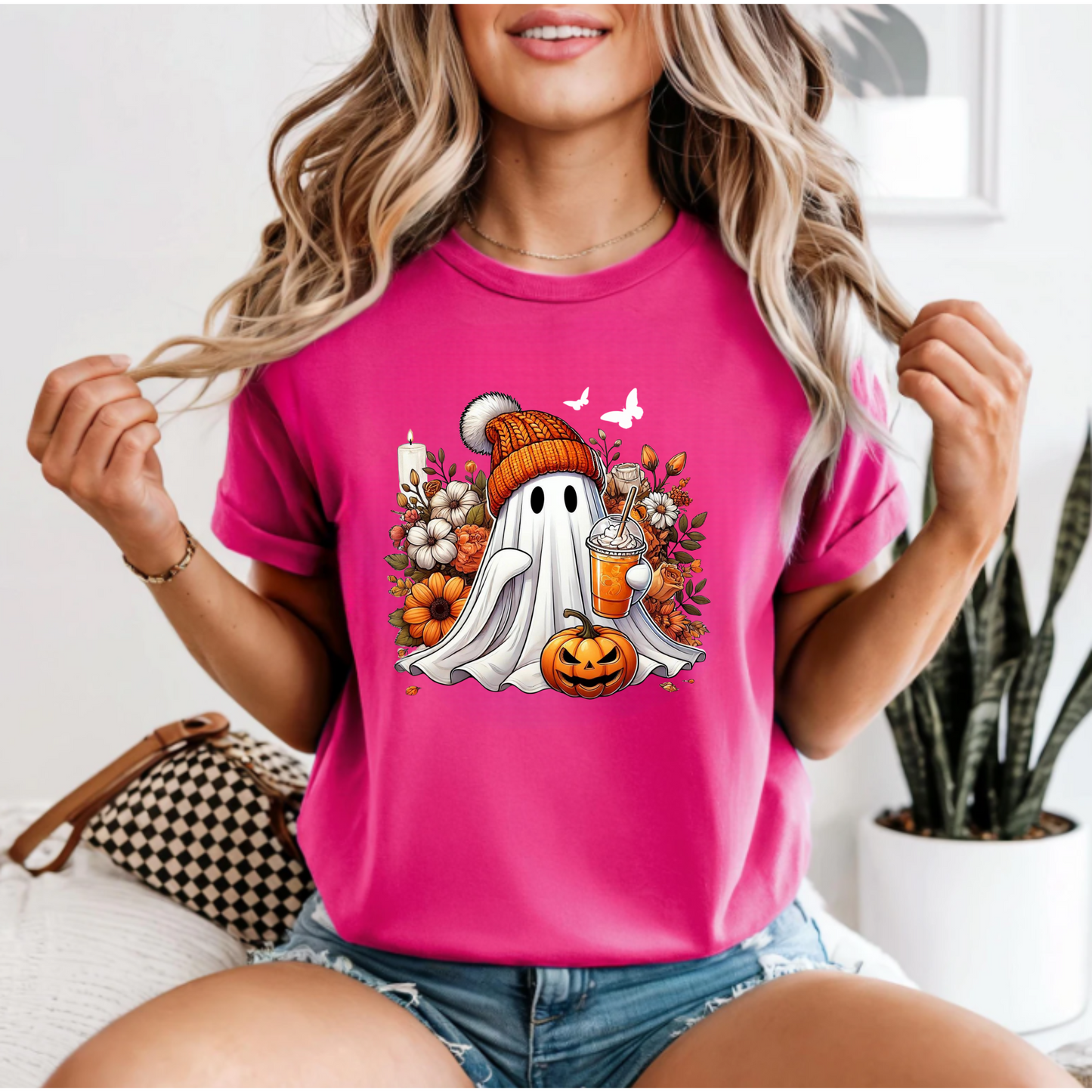 Ghost T-Shirt - Halloween Spirit Unisex Softstyle Tee