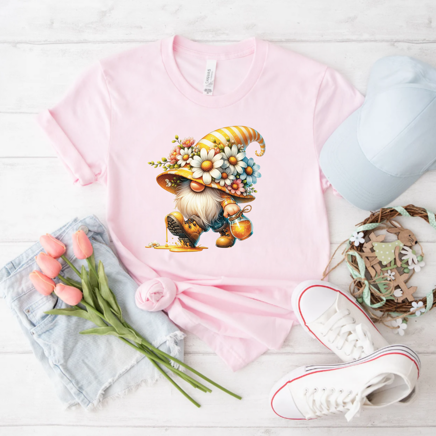 Floral Gnome Tee