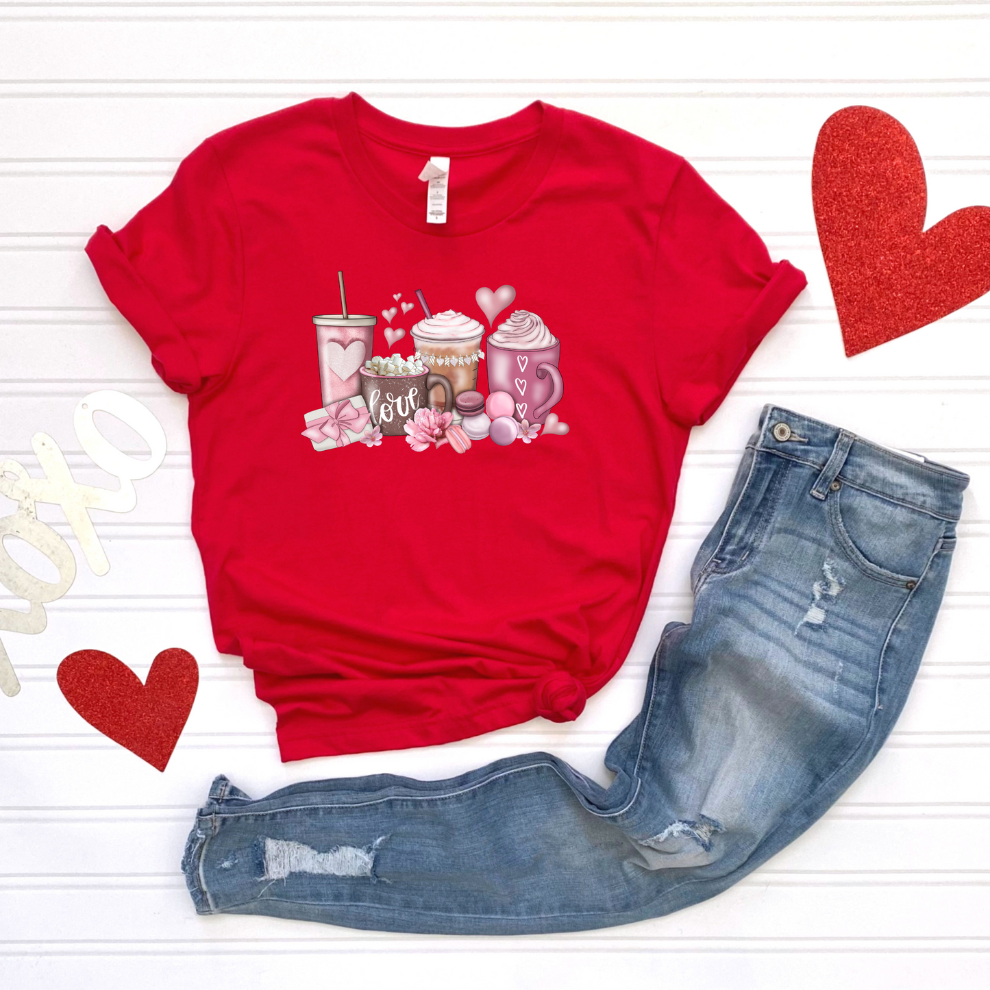 Valentines Day Latte T-shirt