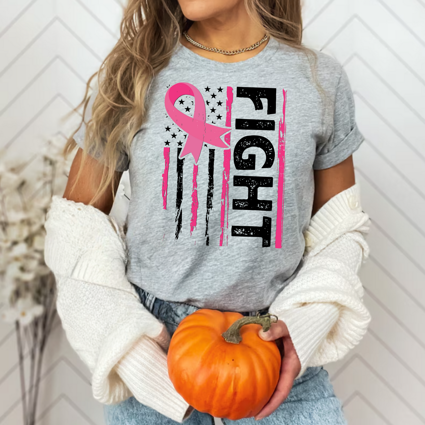 "Fight" Breast Cancer Awareness T-Shirt