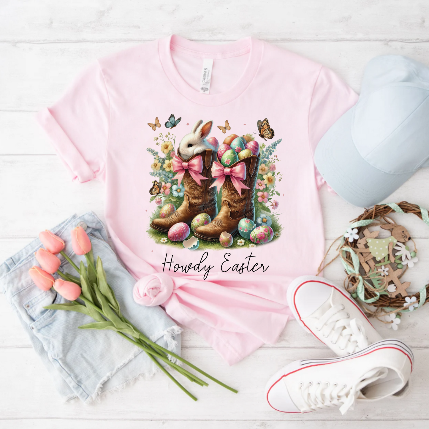 Cowboy Boot Easter T-Shirt