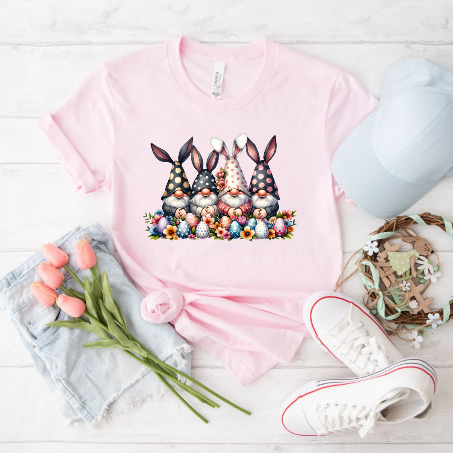 Gnome Easter Bunnies Tee