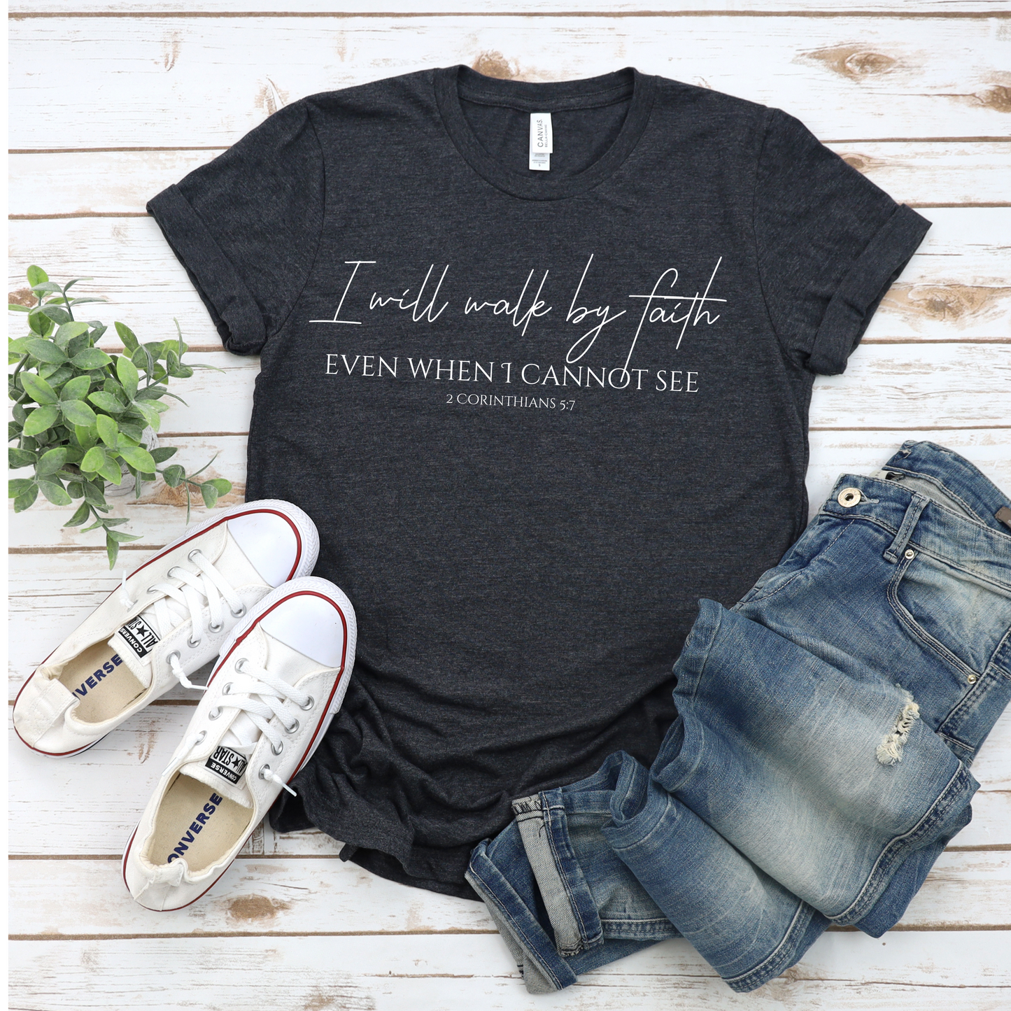 I will walk by faith T-Shirt