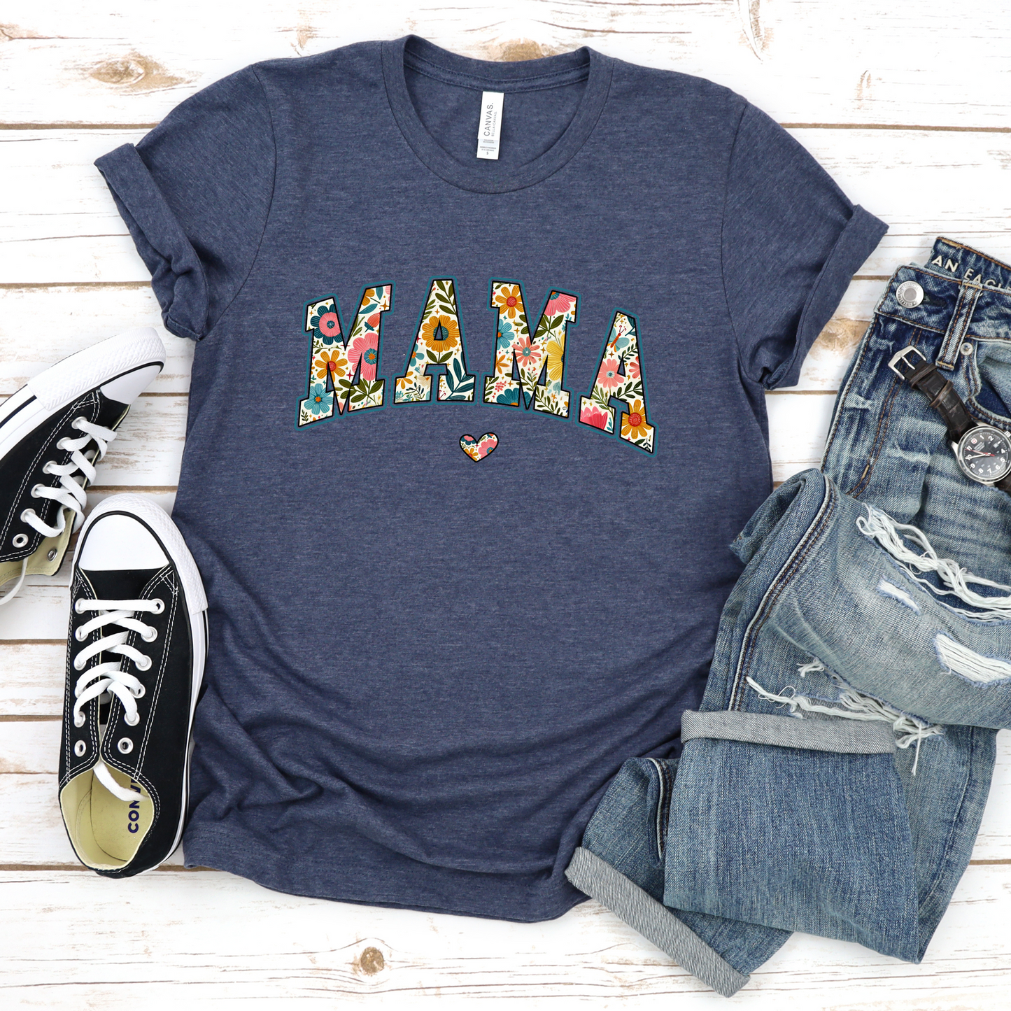 Floral 'Mama' Unisex Tee