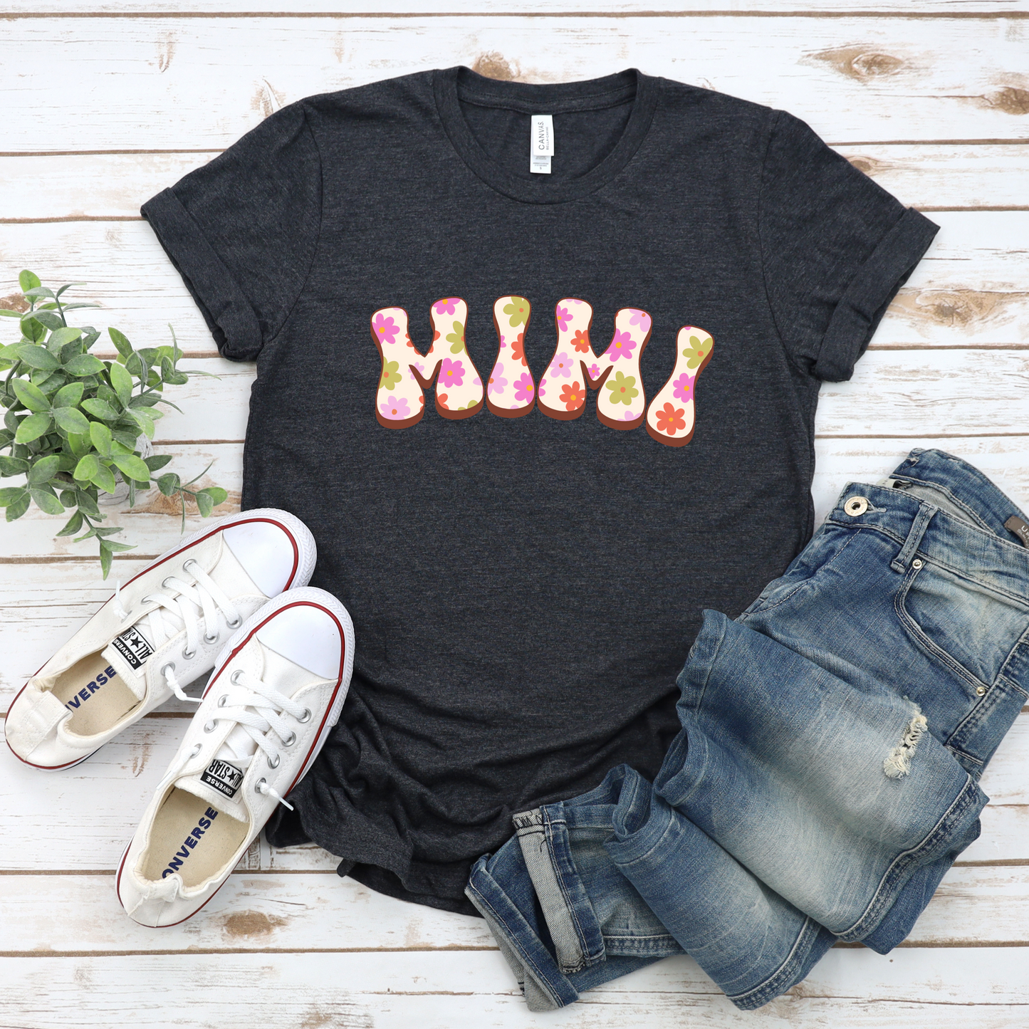 Floral Tee - Retro Mimi Design