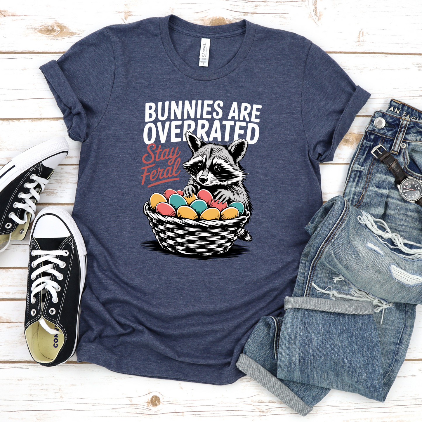 Bunnies are overrated, stay feral raccoon design