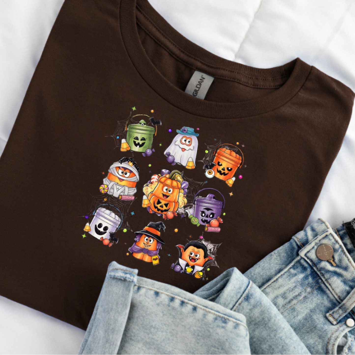 Halloween Nugget Characters T-Shirt