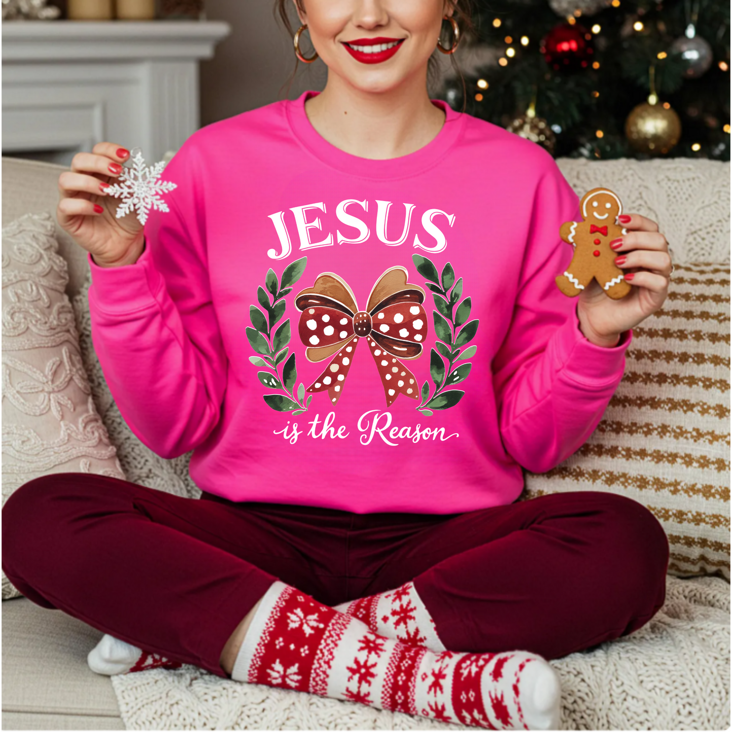 Religious Sweatshirt - Jesus is the Reason