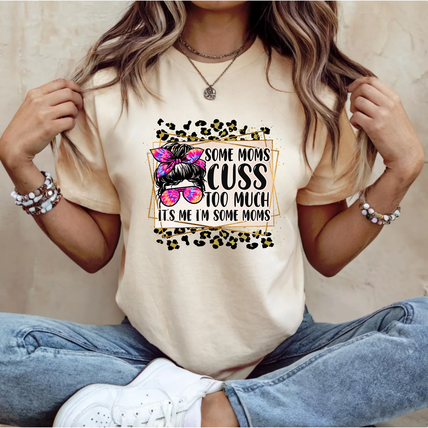 Funny Mom Unisex Tee - Some Moms Cuss Too Much