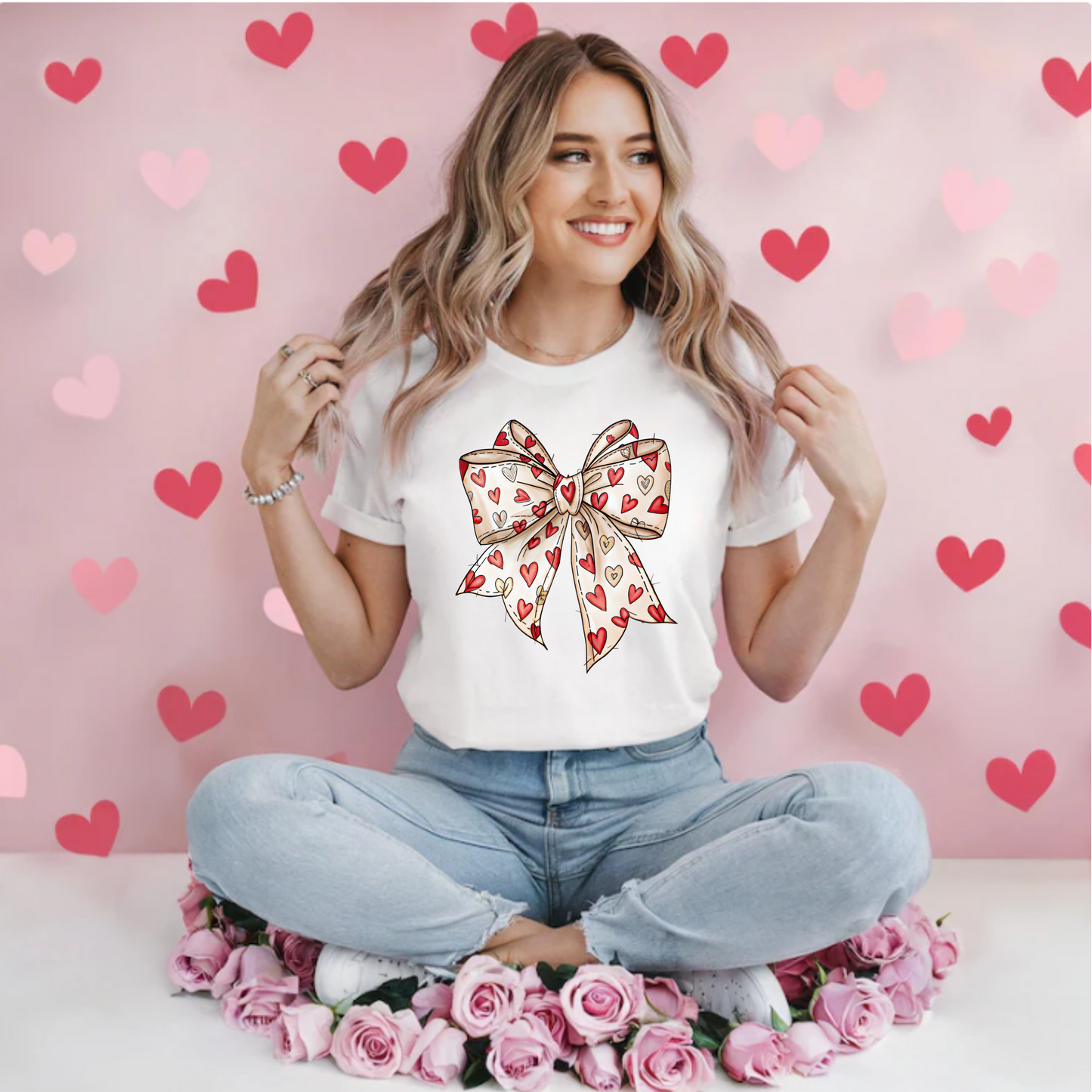 Heart Coquette Bow T-Shirt