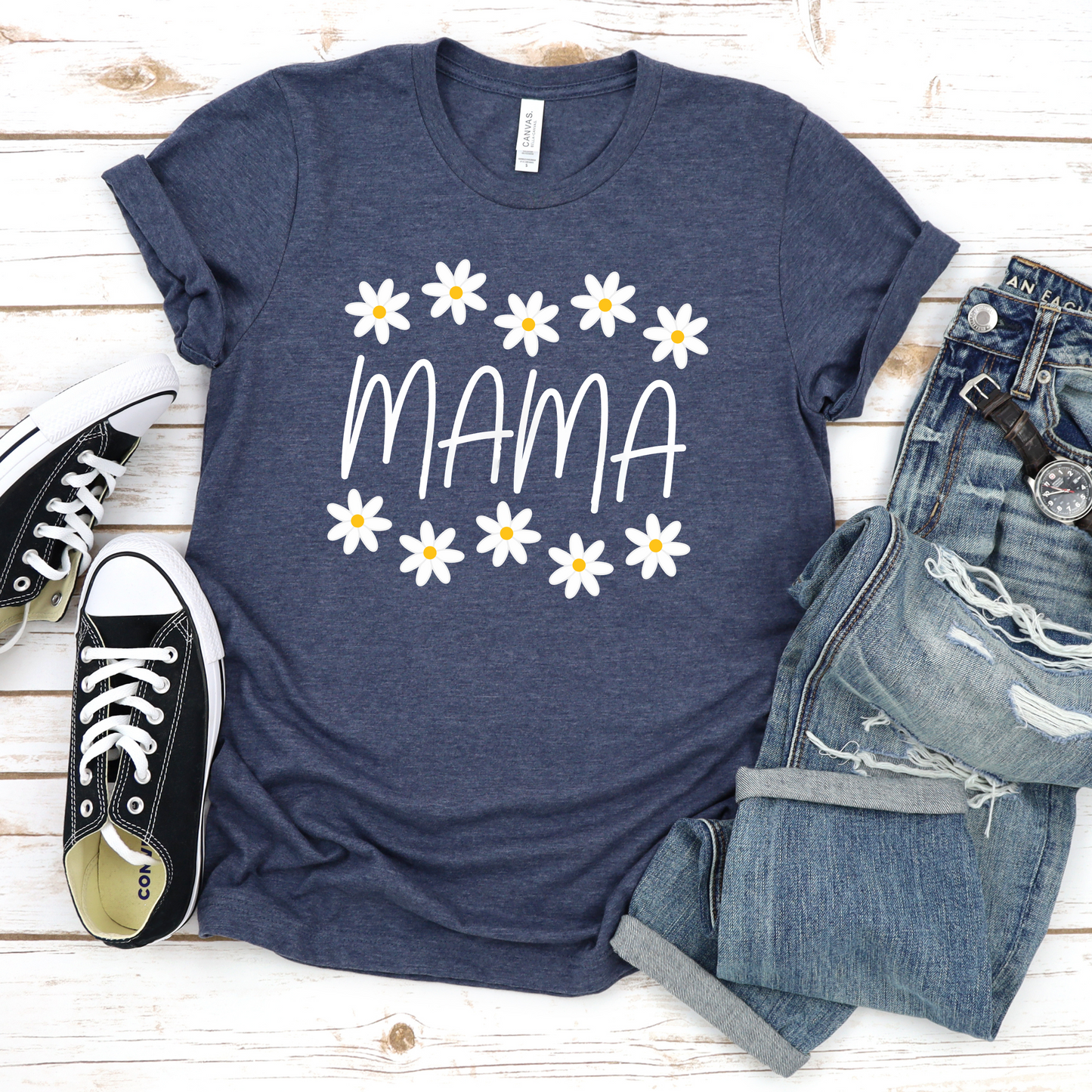 Floral Mama Tee - Unisex Jersey Short Sleeve