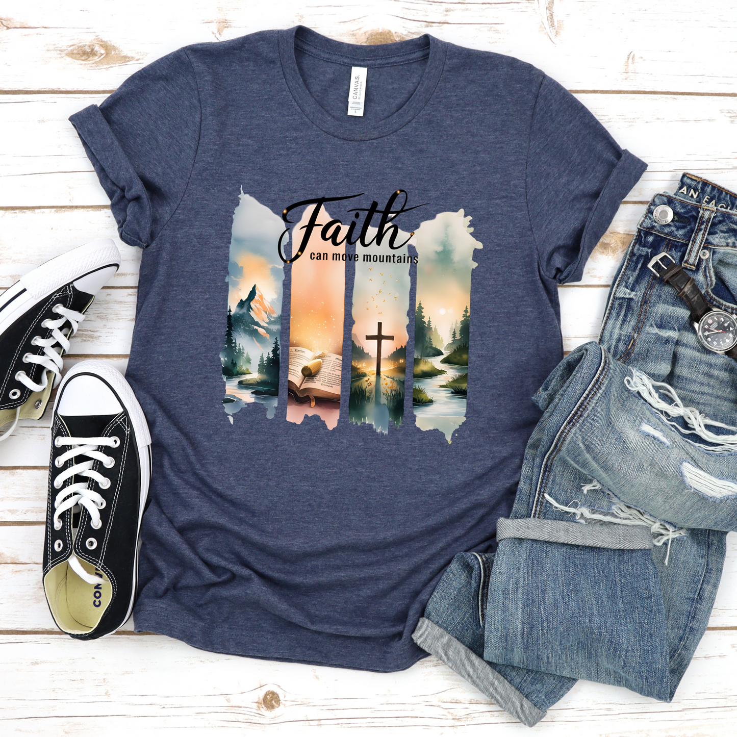 Faith Can Move Mountains Tee