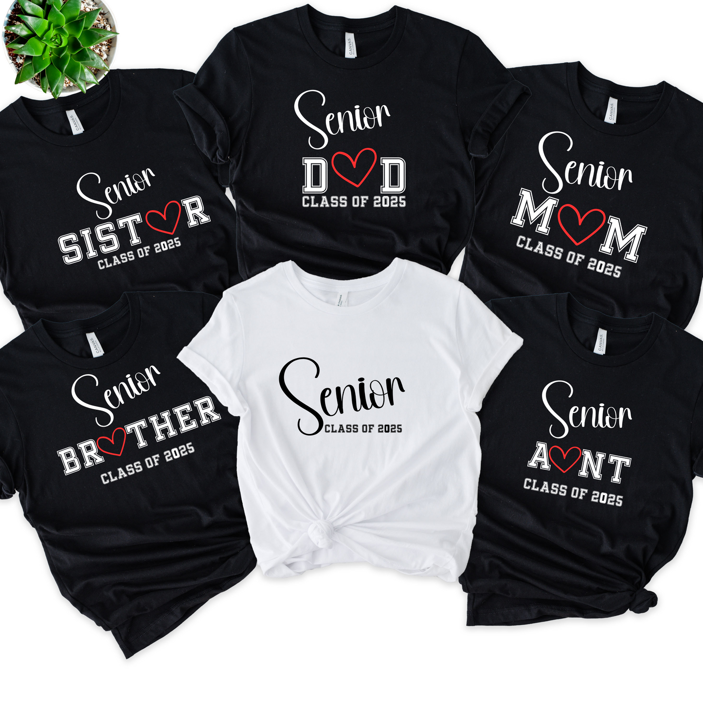 Matching Customized Senior Graduation Unisex Tee