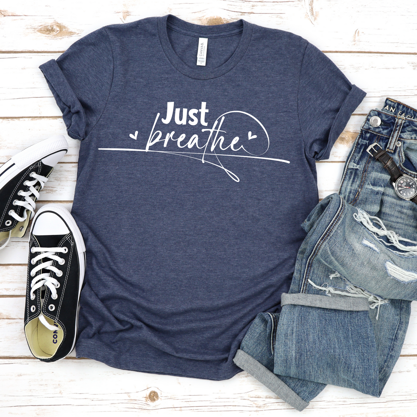 Just Breathe Tee