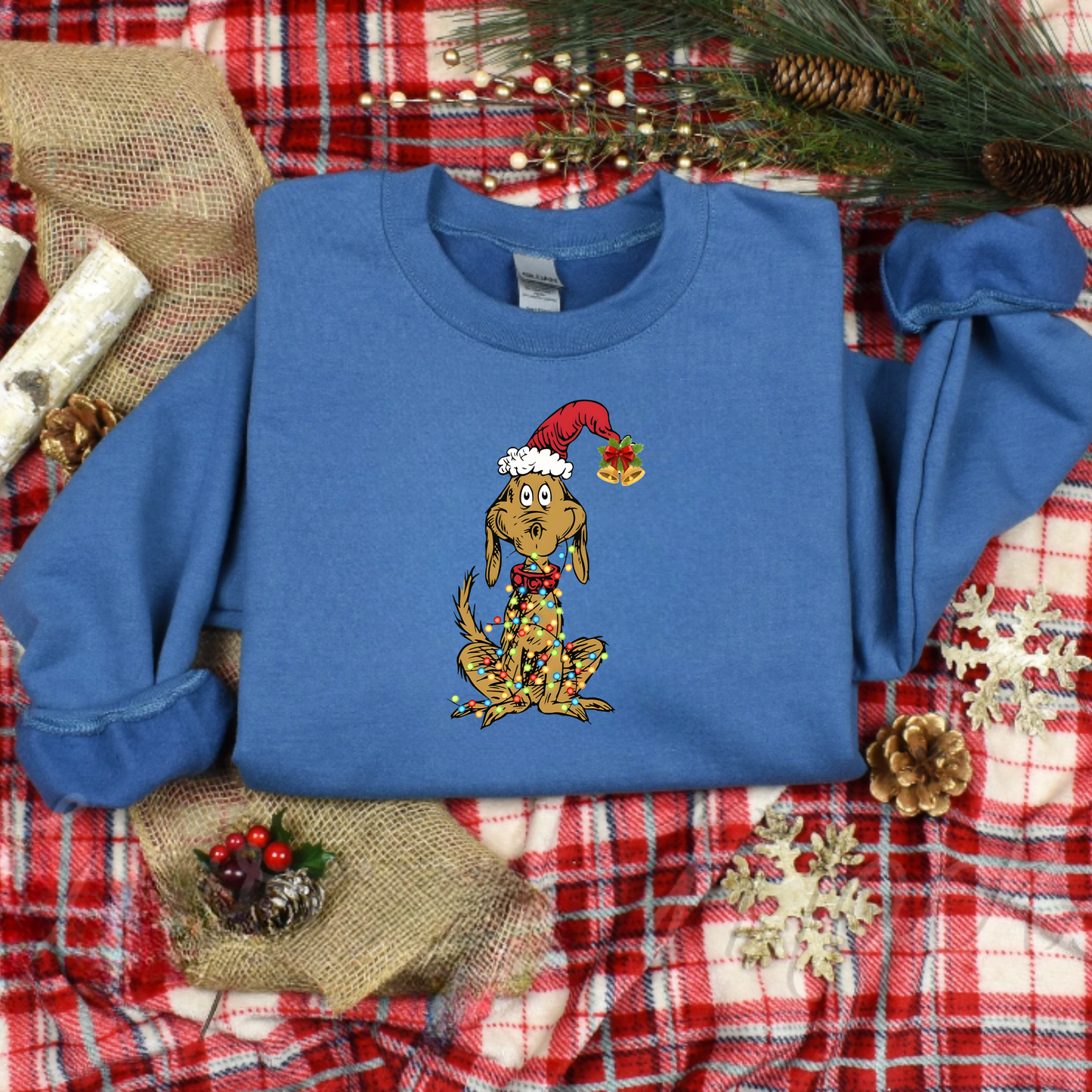 Christmas Cartoon Dog Sweatshirt