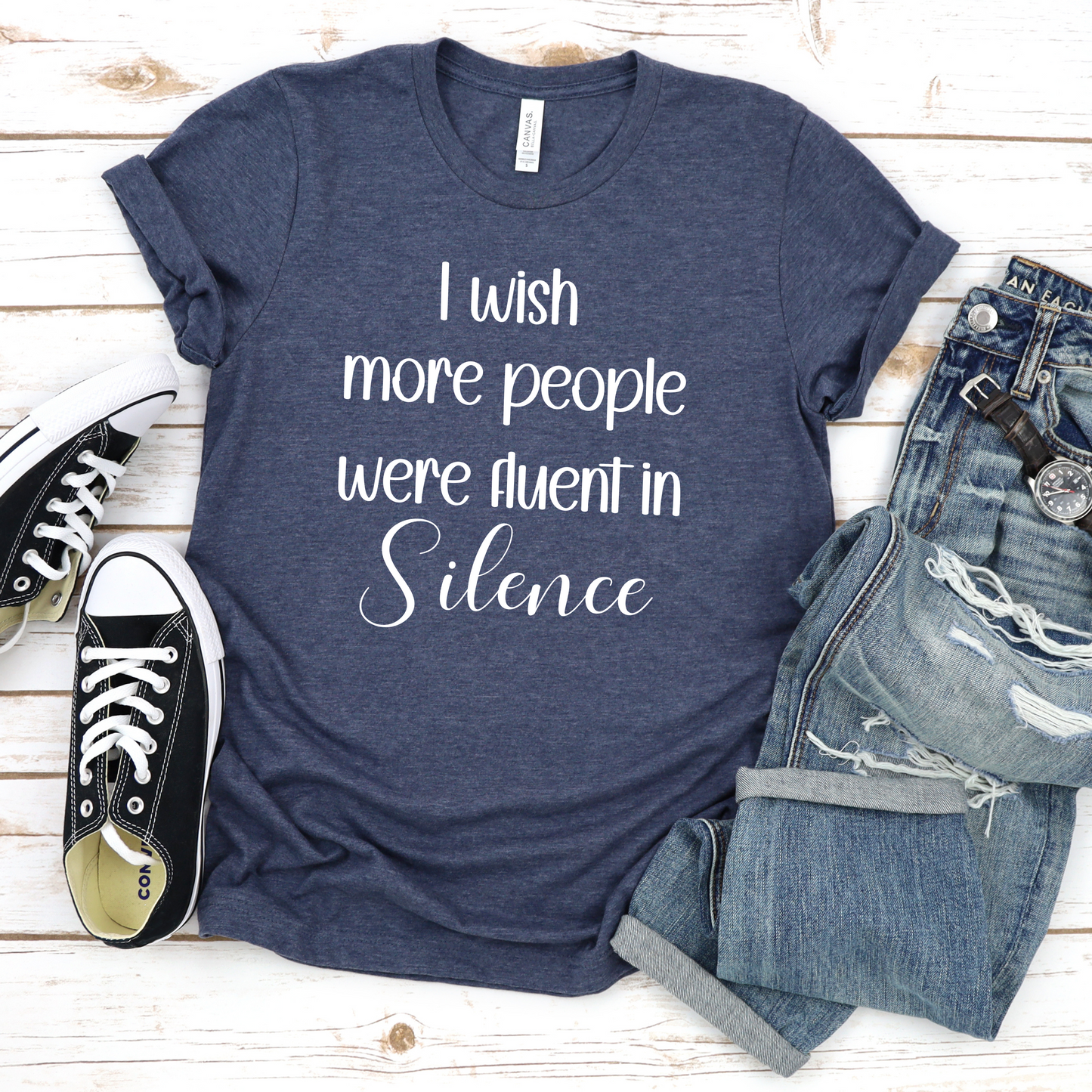 'I wish more people were fluent in silence' Tee