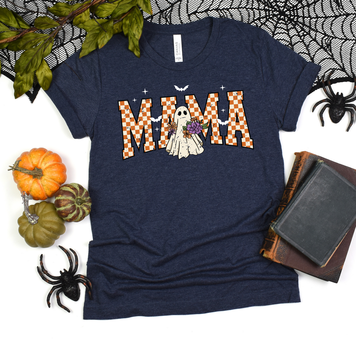 Unisex T-Shirt Mama with Ghost Halloween Shirt