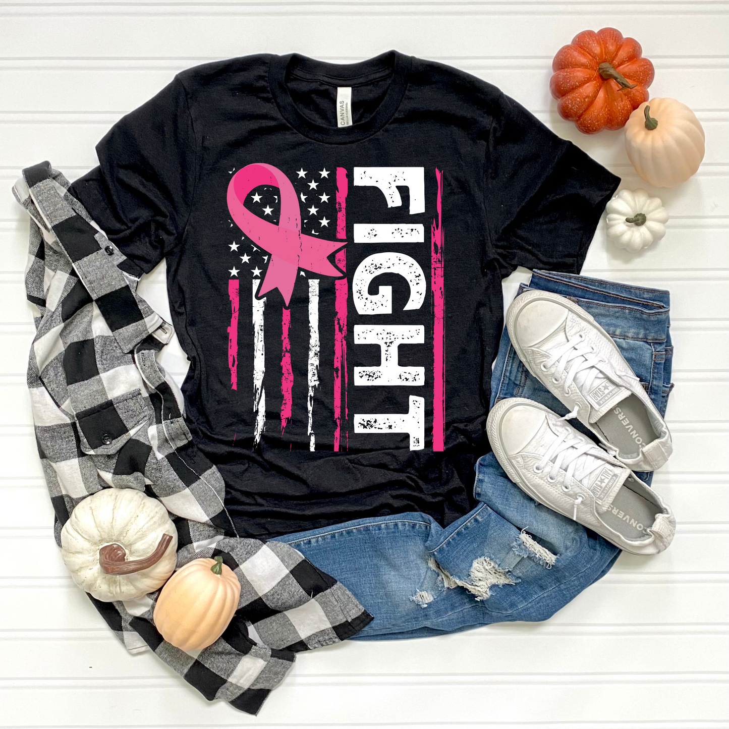 "Fight" Breast Cancer Awareness T-Shirt