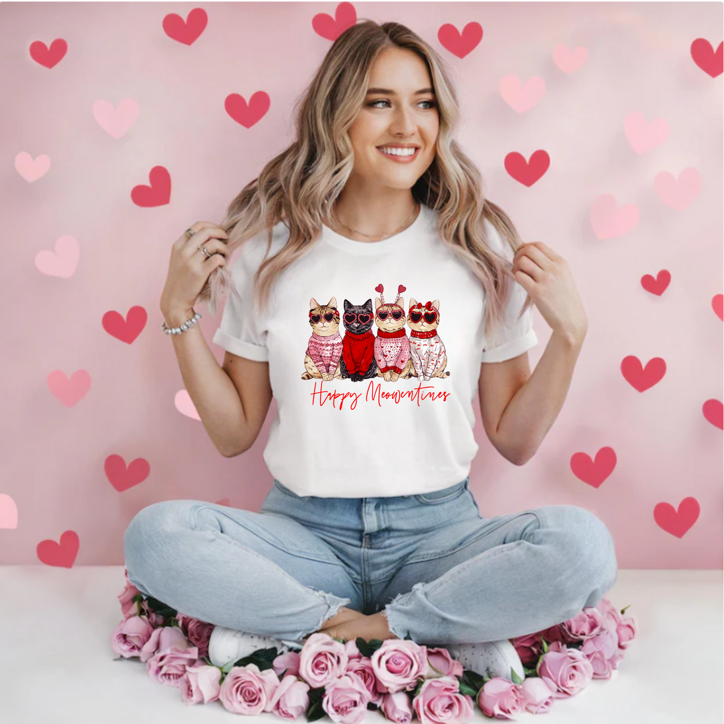 Happy Meowentines T-shirt