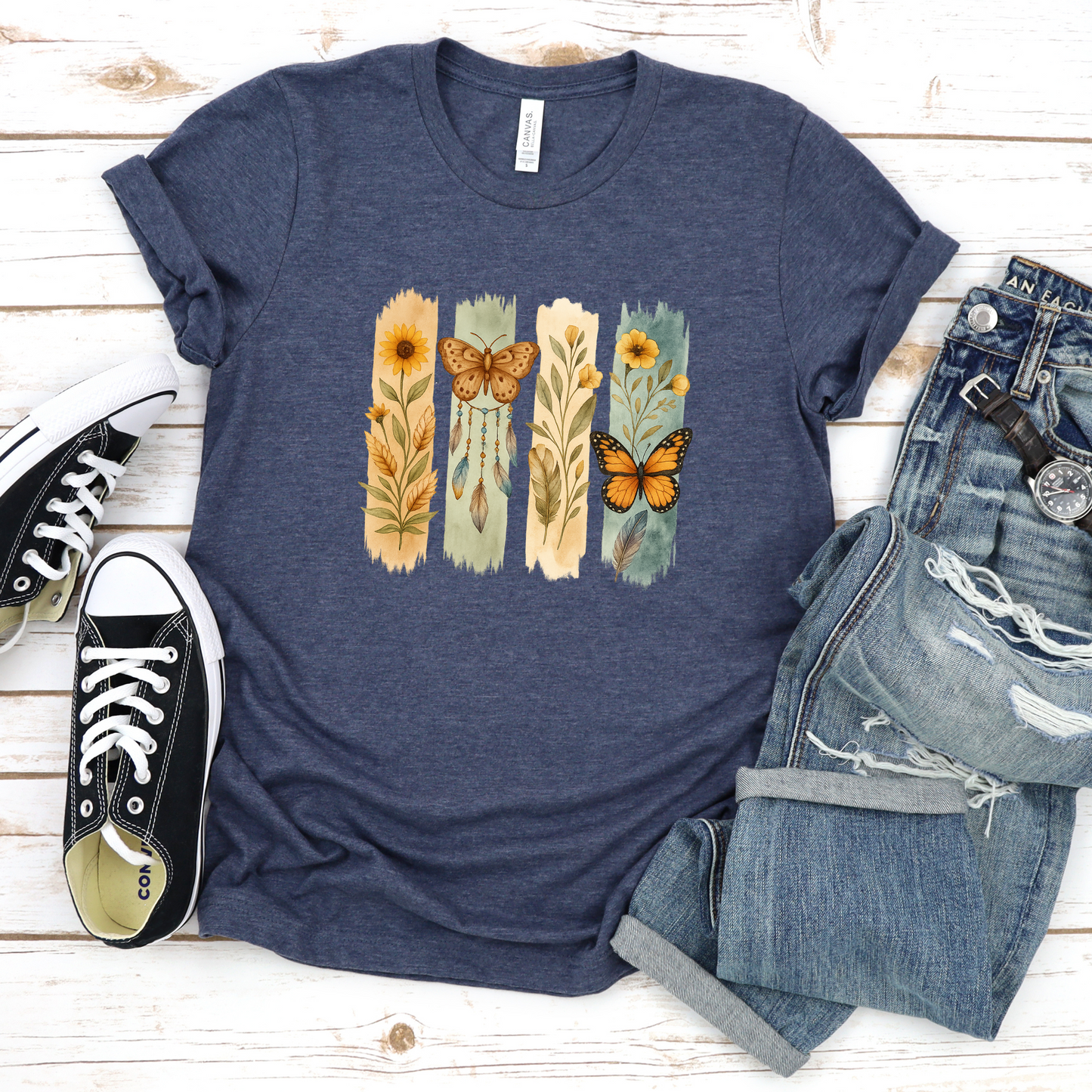 Butterfly Brush Strokes Tee