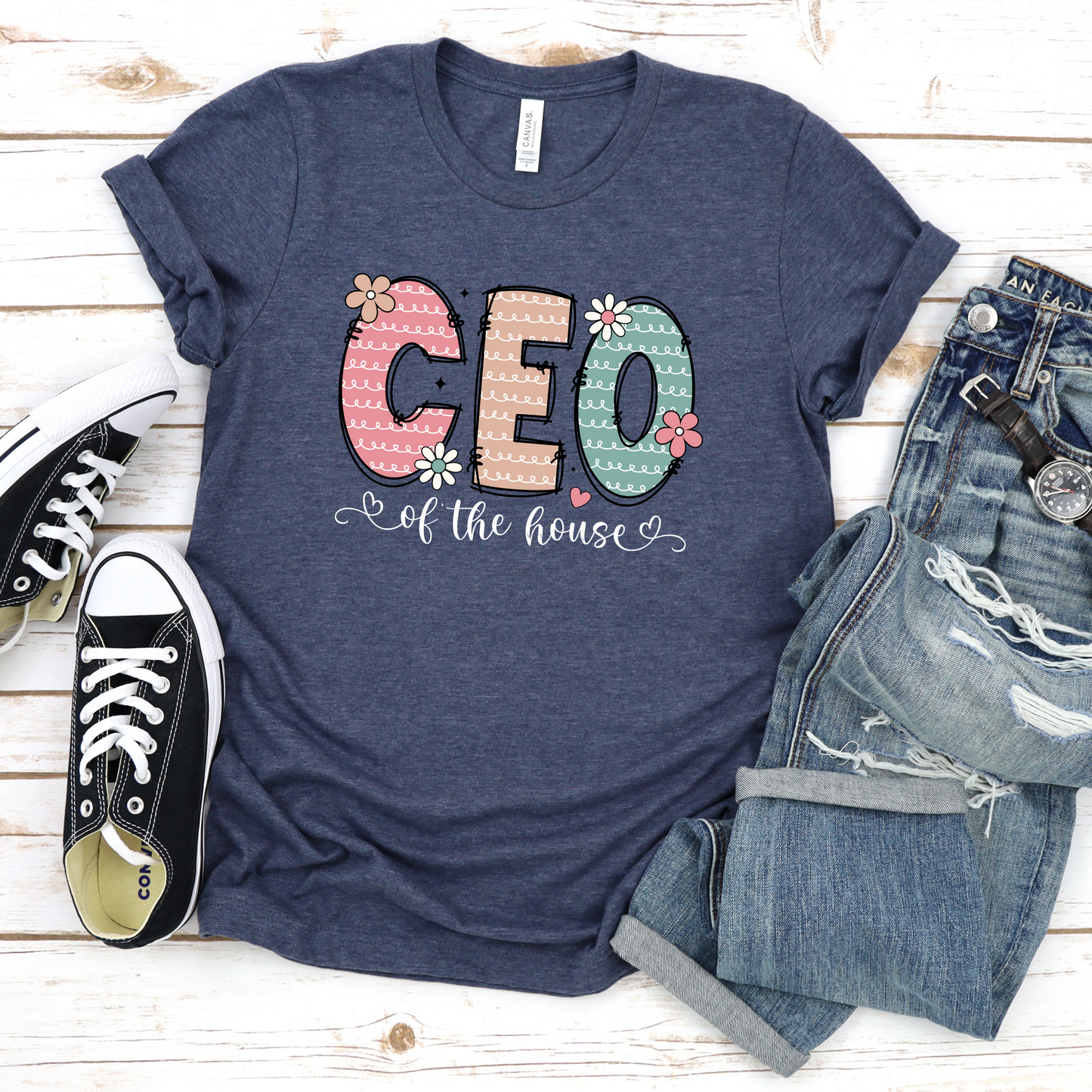 Short Sleeve Tee - 'CEO of the house' Shirt