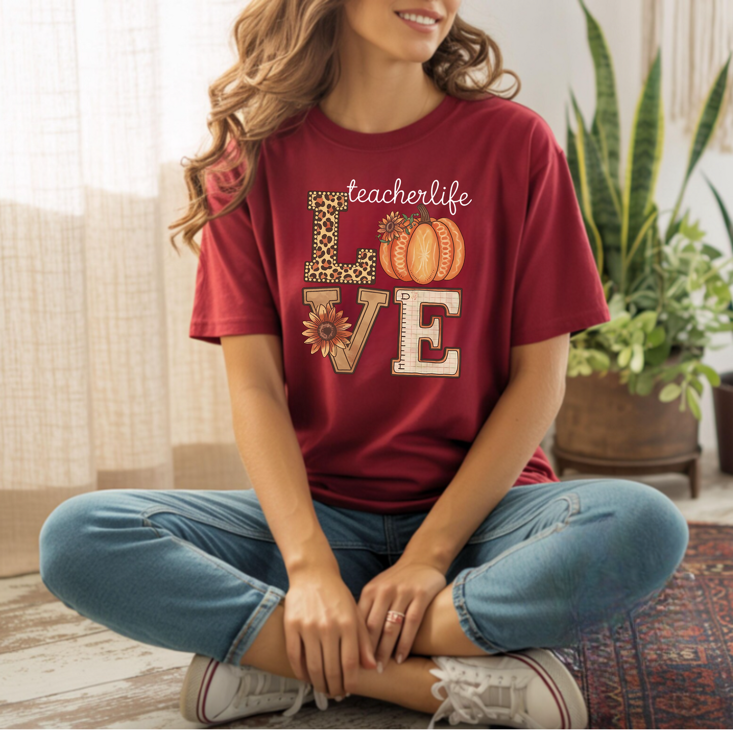 Teacher Life Fall "Love" T-Shirt