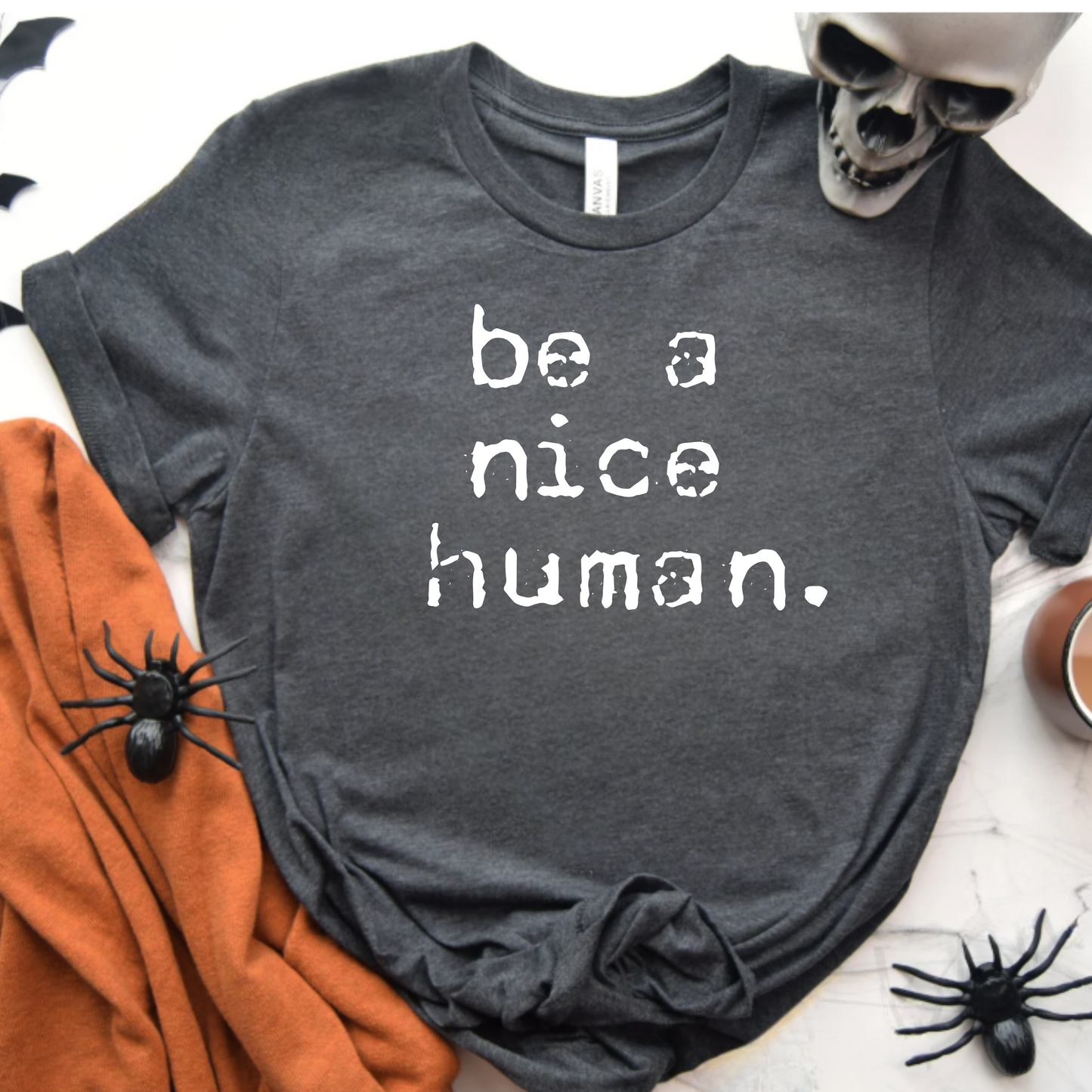 Softstyle T-Shirt - Be a Nice Human Inspirational Tee