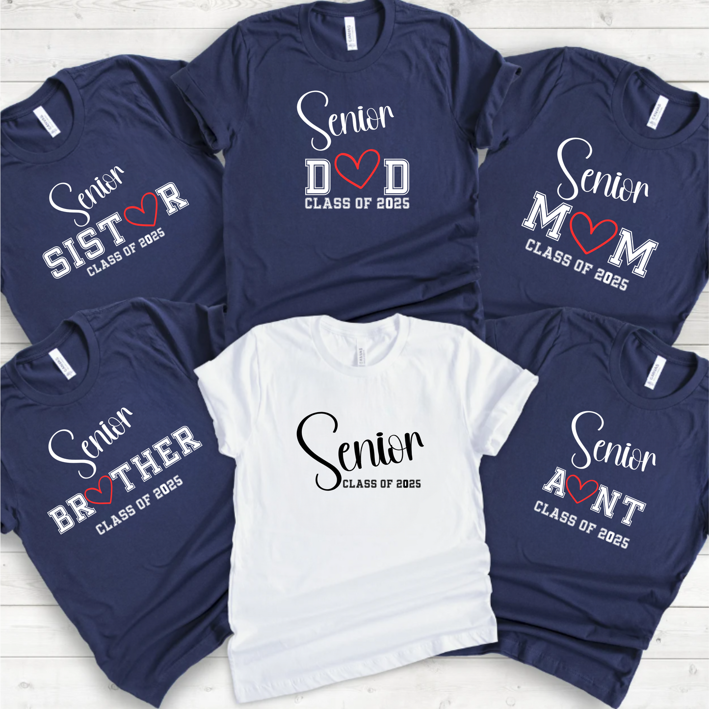 Matching Customized Senior Graduation Unisex Tee
