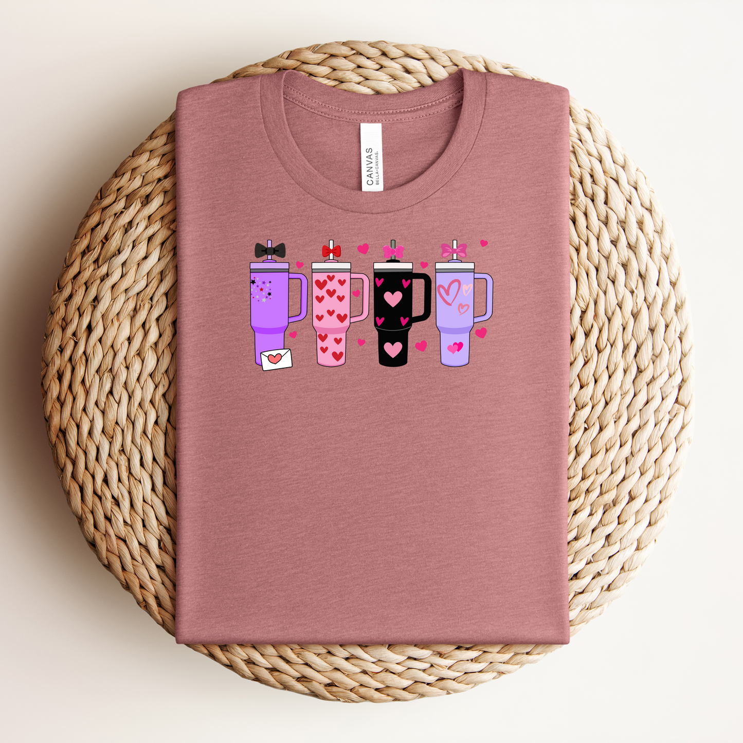 Valentine's Day Stanley tumbler Tee