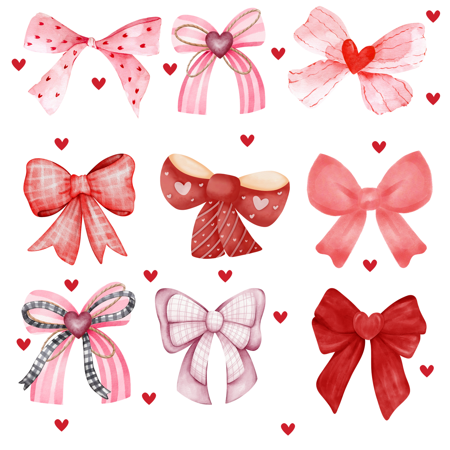 Valentines Day Coquette Bow Png