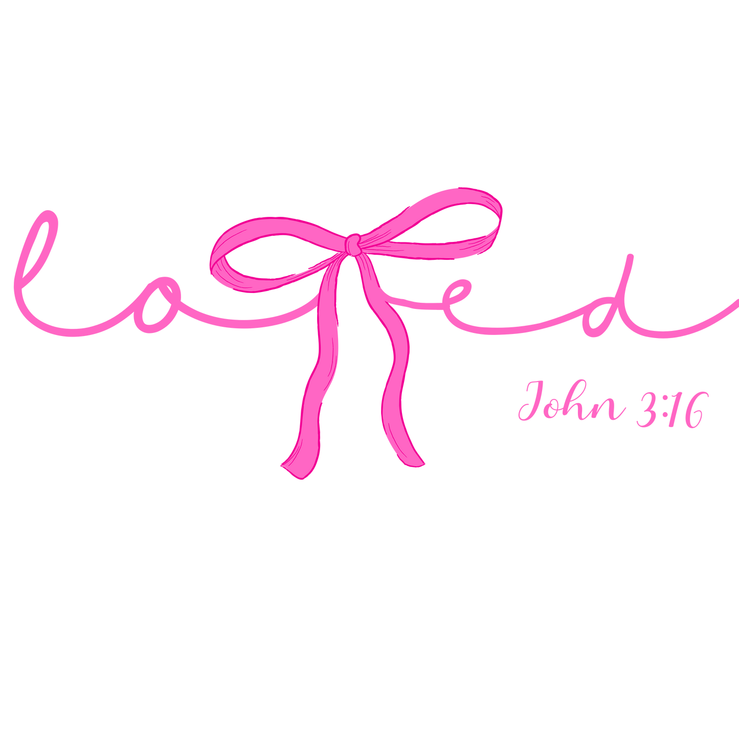 Loved John 3:16 png