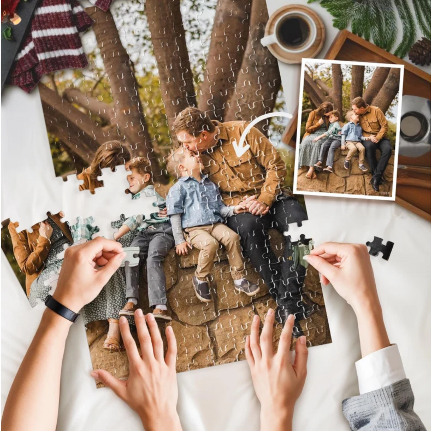 Customized Jigsaw Puzzle with Tin