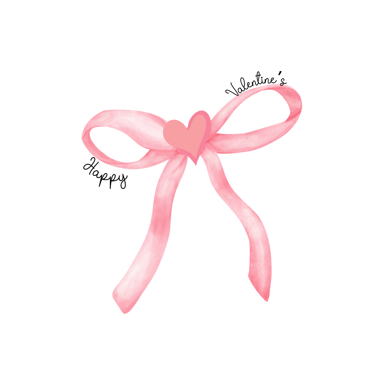 Happy Valentine's Day bow png