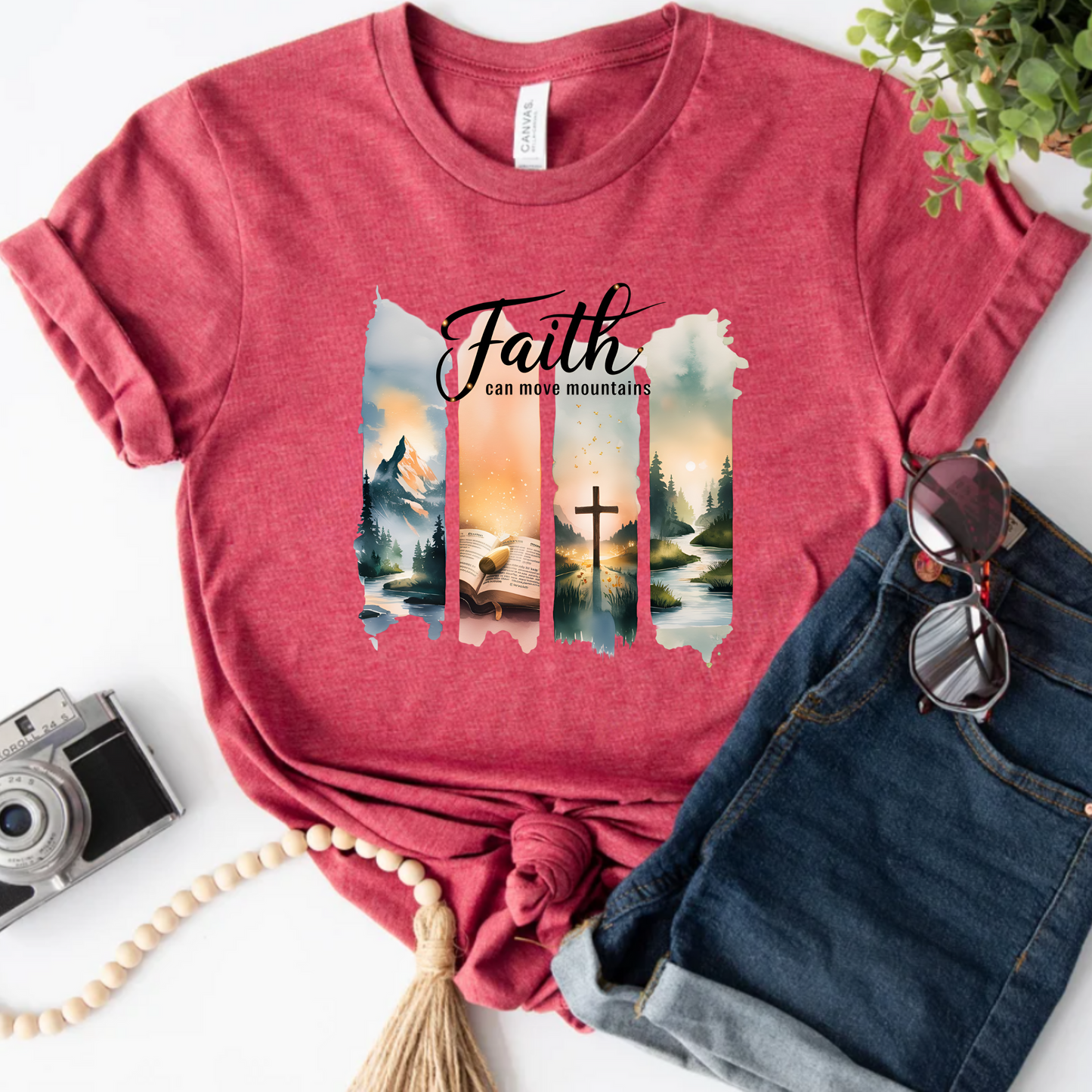 Faith Can Move Mountains Tee