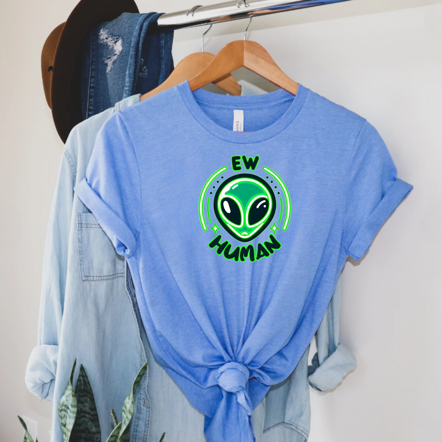 Alien-Ew human Tee