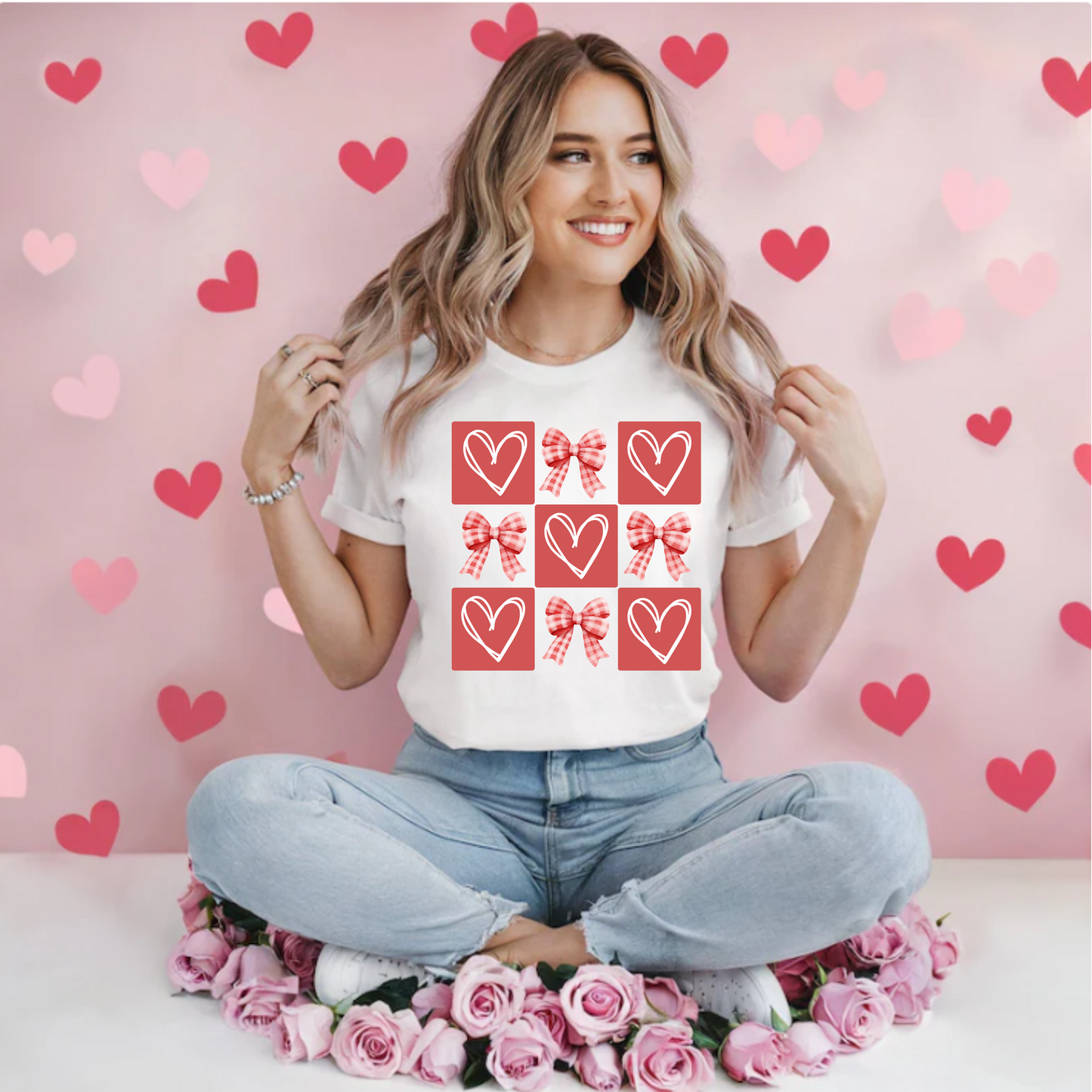 Hearts and bows png