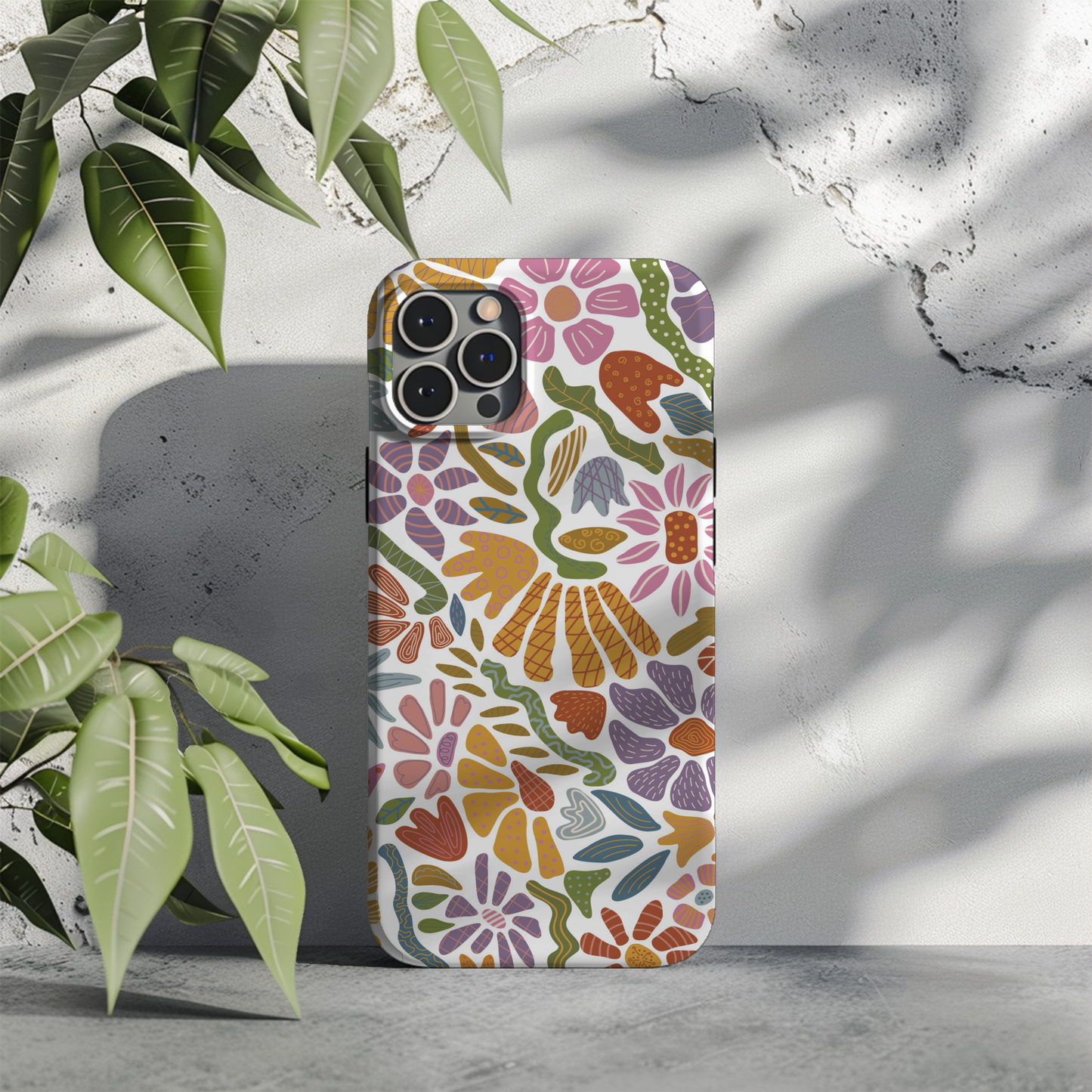 Phone Case - Abstract Flower Design