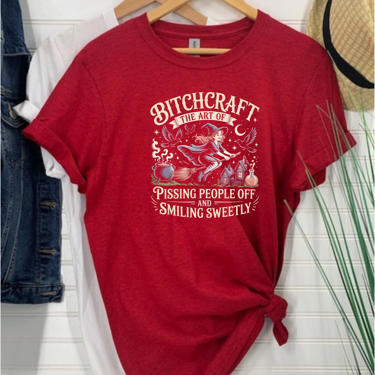 T-Shirt: Bitchcraft - Pissing People Off and Smiling Sweetly