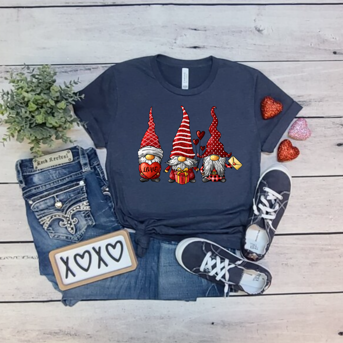 Valentines Day Gnomes Tee