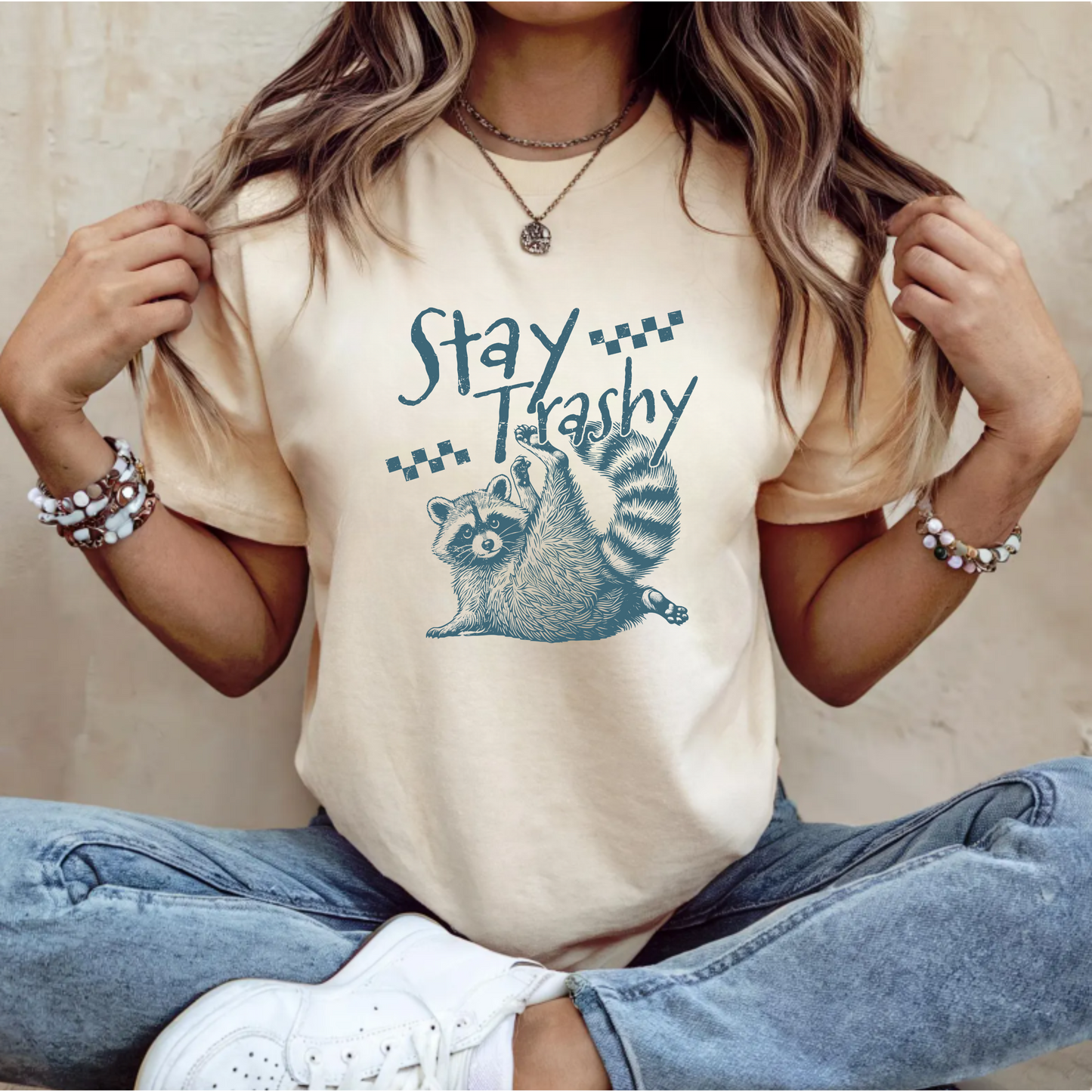 Raccoon Unisex Tee - Stay Trashy Design