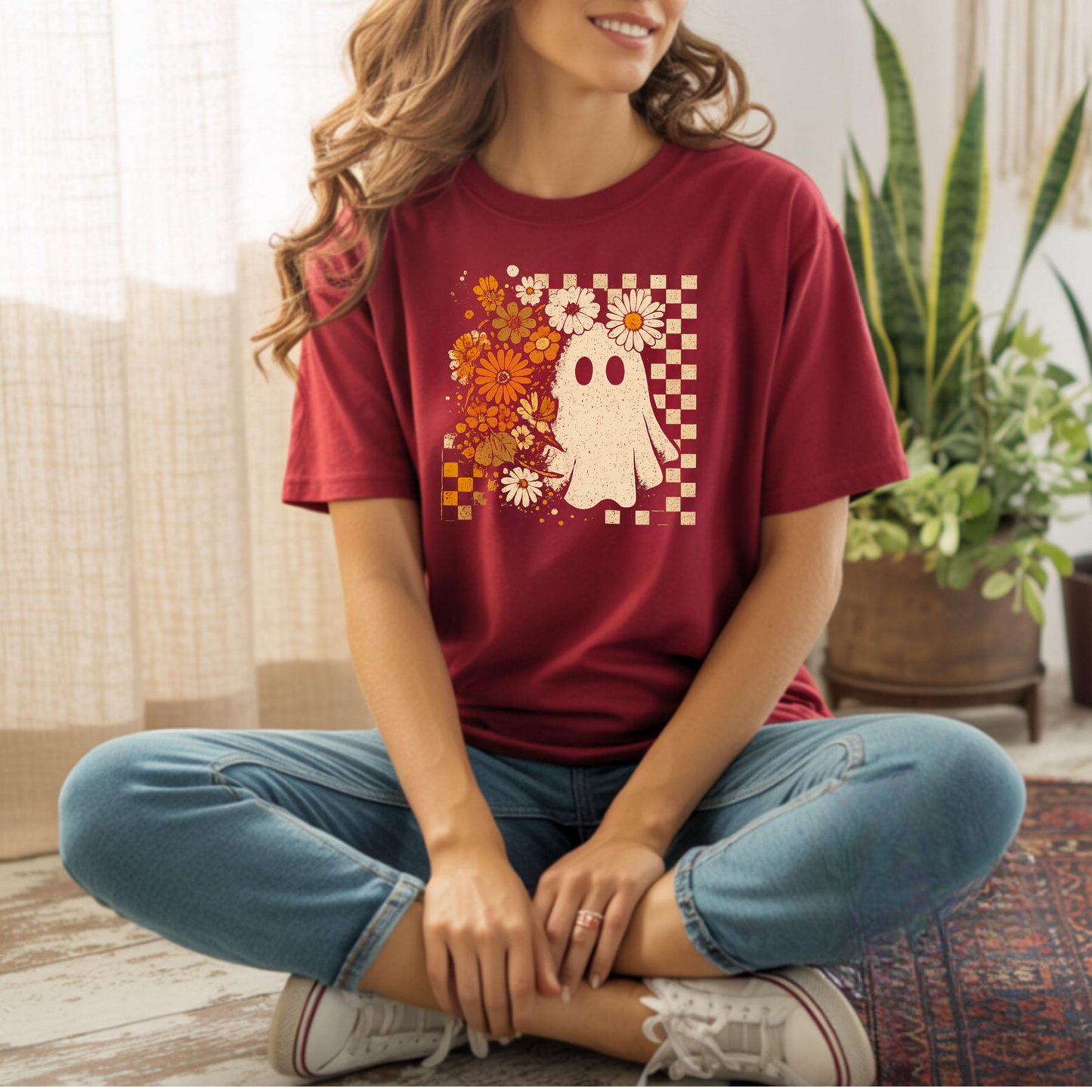 Floral Ghost T-Shirt