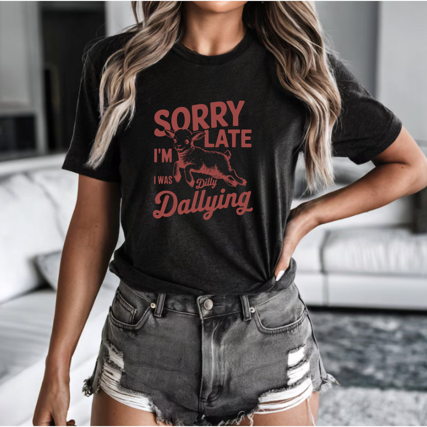 Sorry I was late I was dilly dallying png
