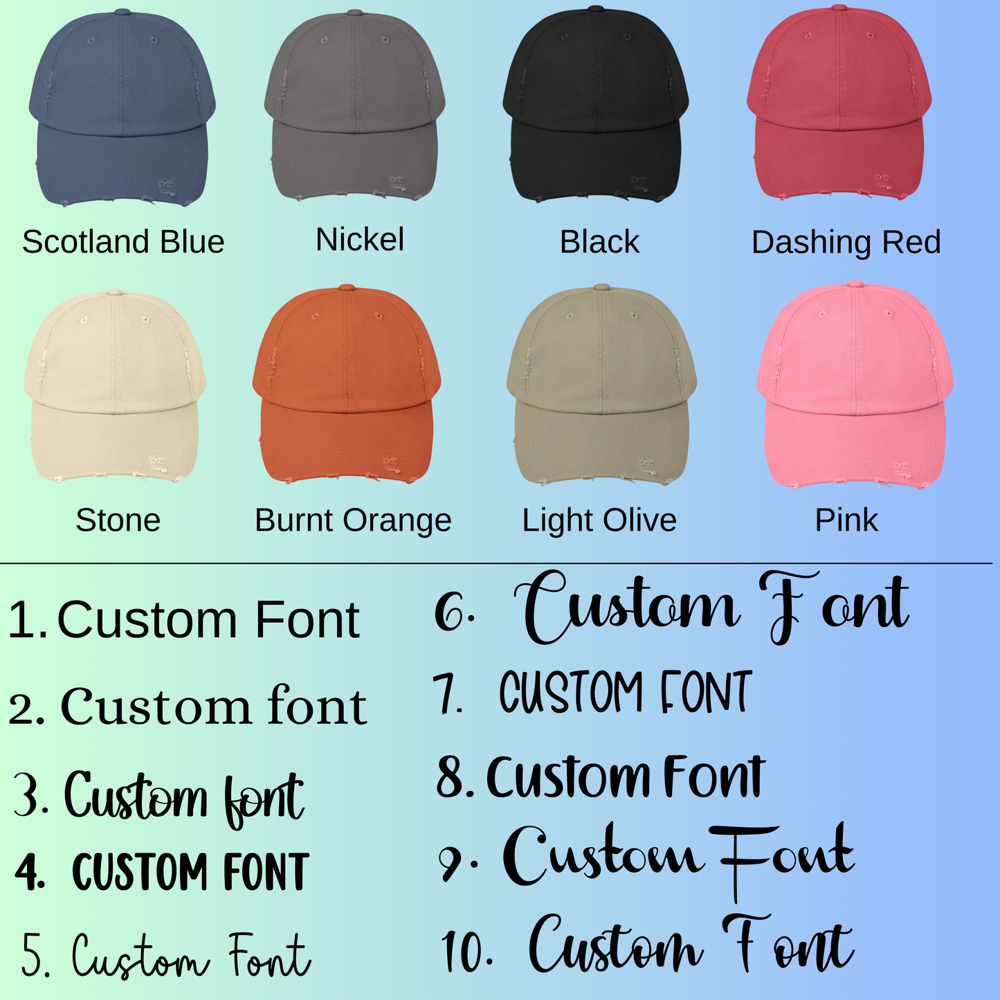 Distressed Cap